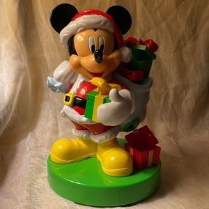 Mickey Mouse Christmas Plastic small Gumball Dispenser